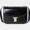 TARA JARMON 8 Bis Black Leather Bag Outlet