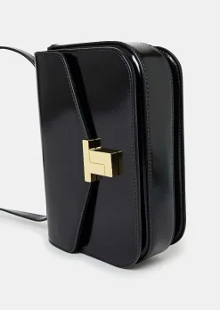 TARA JARMON 8 Bis Black Leather Bag Outlet