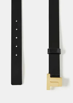 TARA JARMON 8 Bis Black Leather Belt Shop
