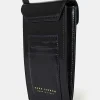 TARA JARMON 8 Bis Black Leather Clutch Discount