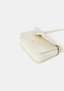 TARA JARMON 8 Bis Ecru Leather Bag Fashion
