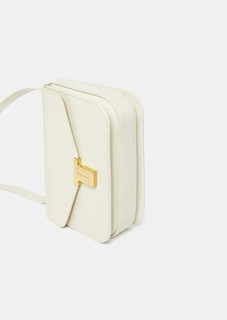 TARA JARMON 8 Bis Ecru Leather Bag Fashion