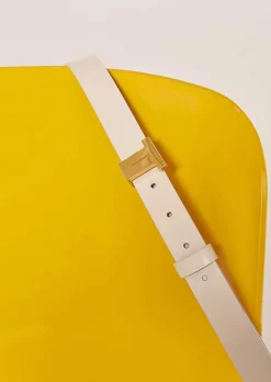TARA JARMON 8 Bis Ecru Leather Belt Fashion