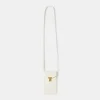 TARA JARMON 8 Bis Ecru Leather Clutch Flash Sale