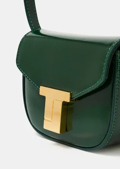 TARA JARMON 8 Bis Mini Emerald Green Leather Bag Outlet