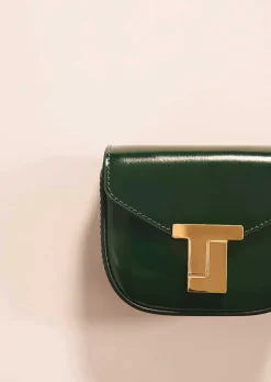 TARA JARMON 8 Bis Mini Emerald Green Leather Bag Outlet