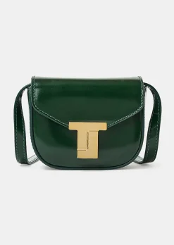 TARA JARMON 8 Bis Mini Emerald Green Leather Bag Outlet
