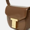 TARA JARMON 8 Bis Mini Taupe Leather Bag Outlet