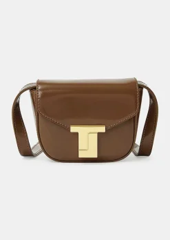 TARA JARMON 8 Bis Mini Taupe Leather Bag Outlet
