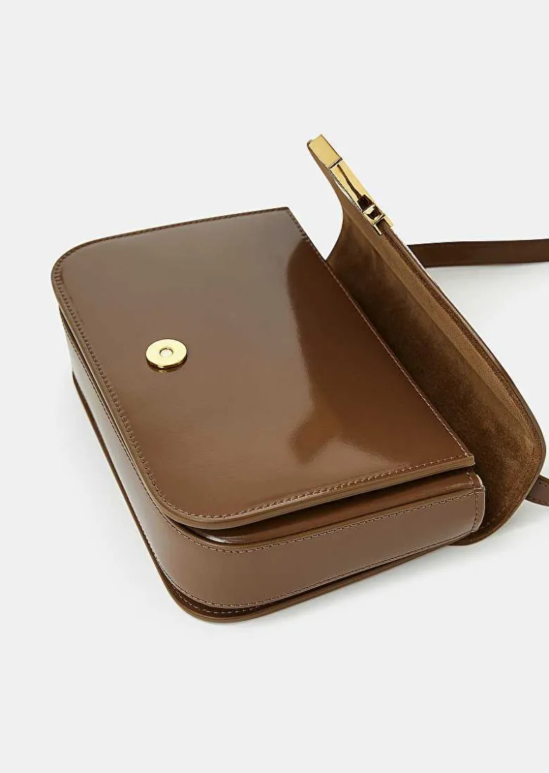TARA JARMON 8 Bis Taupe Leather Bag Best