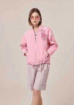 TARA JARMON Basile Pink Jacket Hot