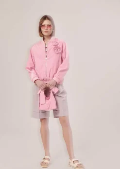 TARA JARMON Basile Pink Jacket Hot