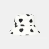 TARA JARMON Chloe Ecru With Black Polka Hearts Hat Outlet