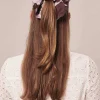 TARA JARMON Chouchou Purple Flower Printed Scrunchie Outlet