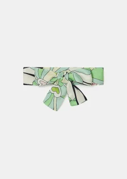 TARA JARMON Evelyse Green Floral Printed Scarf Fashion