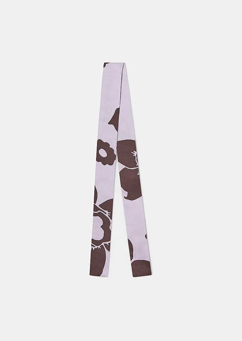 TARA JARMON Evelyse Purple Flower Printed Scarf Cheap