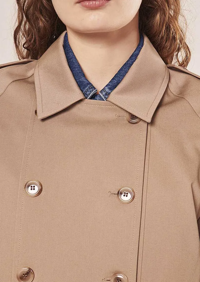 TARA JARMON Isola Beige Trench-Coat Sale