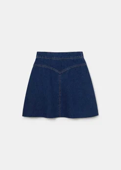 TARA JARMON Jasmina Blue Denim Skirt Outlet