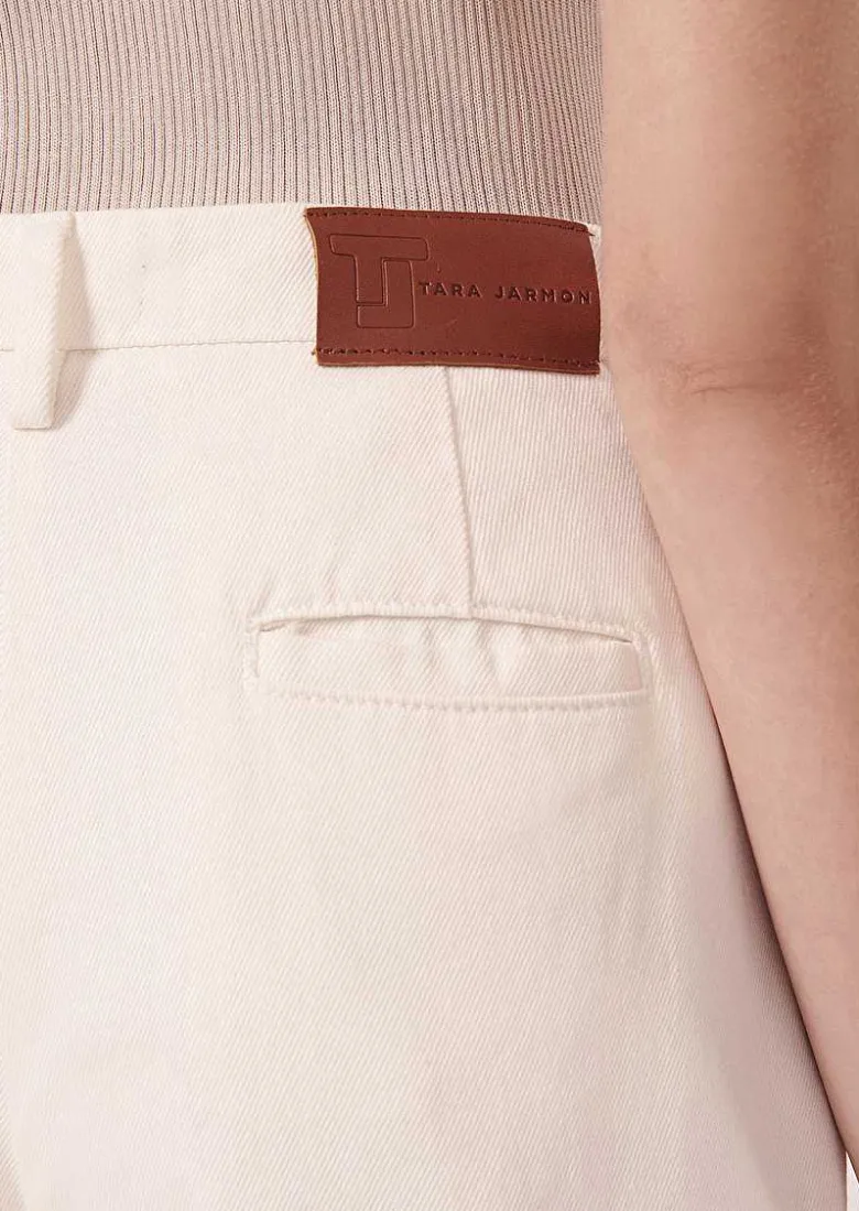 TARA JARMON Jerome White Denim Jeans Sale