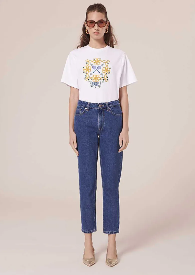 TARA JARMON John Blue Denim Jeans Fashion