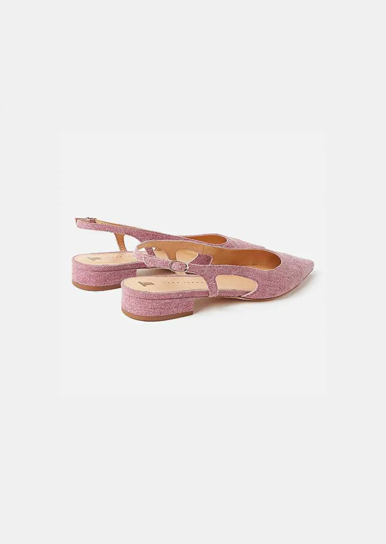 TARA JARMON Katia Pink Denim Pumps Best