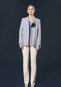 TARA JARMON Mylan Blue Suit Jacket Sale