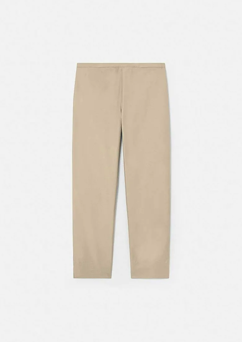 TARA JARMON Pablo Beige Cotton Pants Discount