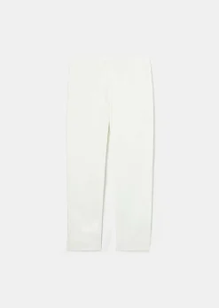 TARA JARMON Pablo White Cotton Pants Online