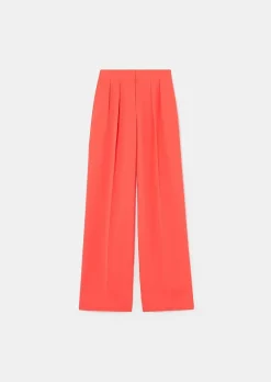TARA JARMON Parigi Coral Crepe Pants New