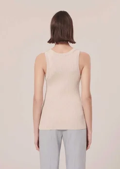 TARA JARMON Pepite Beige Knit Sweater Flash Sale