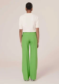 TARA JARMON Peter Green Cold Wool Pants New