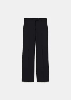 TARA JARMON Peter Midnight Blue Cold Wool Pants Cheap