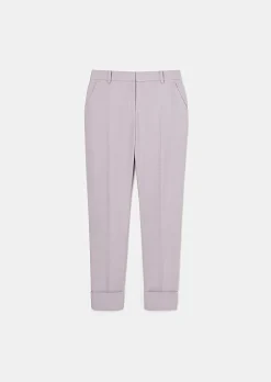 TARA JARMON Philippa Purple Cold Wool Pants Store