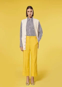 TARA JARMON Pierre Yellow Suit Pants Store