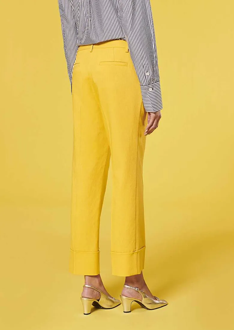TARA JARMON Pierre Yellow Suit Pants Store