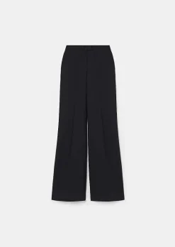 TARA JARMON Primavera Black Cold Wool Pants Best Sale