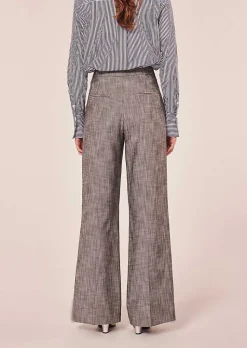 TARA JARMON Primavera Grey Suit Pants Flash Sale