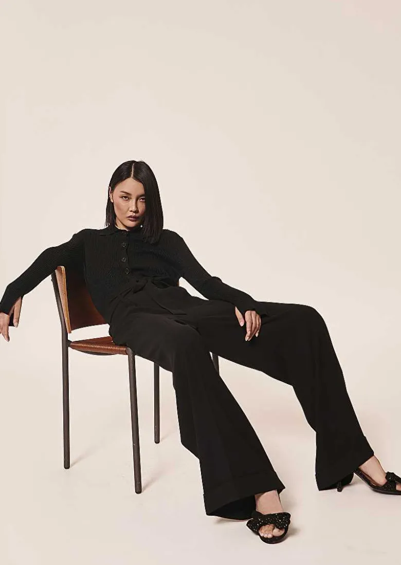 TARA JARMON Pyla Black Pants Outlet