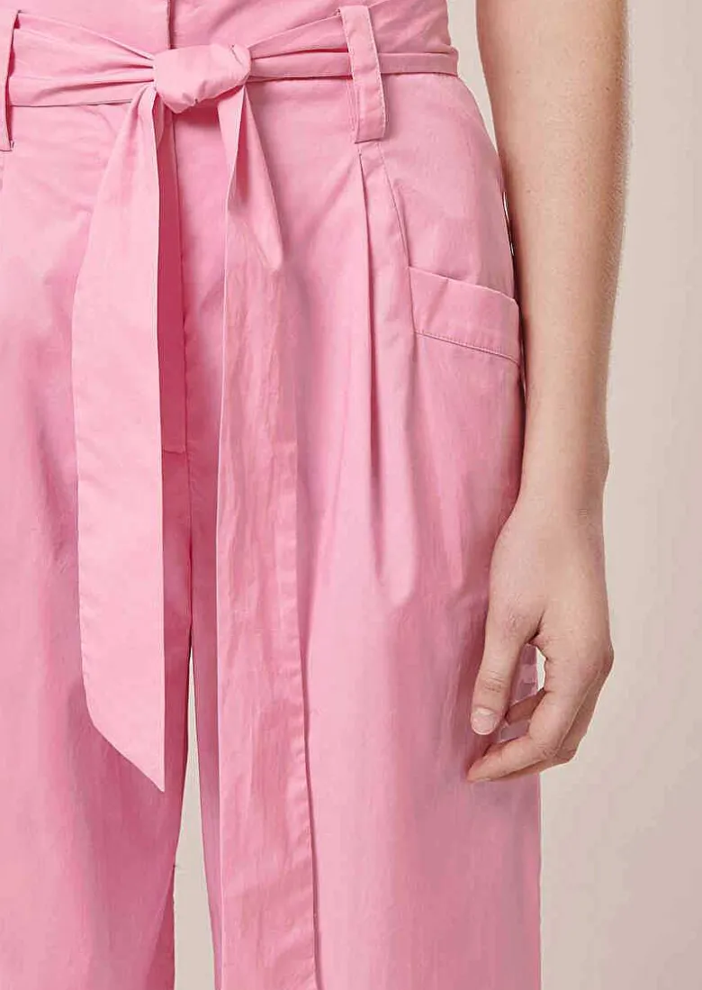 TARA JARMON Pyla Pink Poplin Pants Store