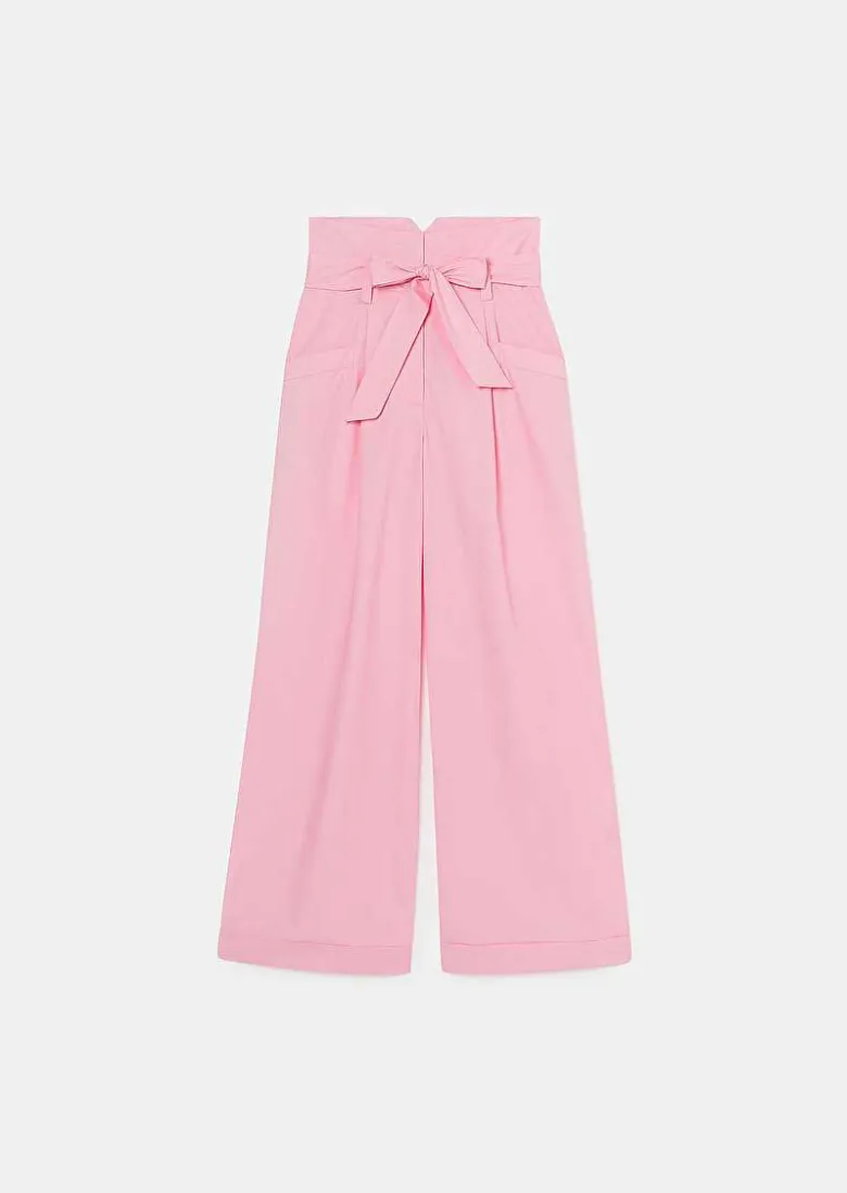 TARA JARMON Pyla Pink Poplin Pants Store