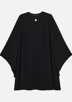 TARA JARMON Raonie Black Dress In Crepe Store
