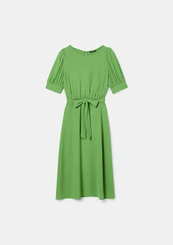 TARA JARMON Rillytis Green Crepe Dress Fashion