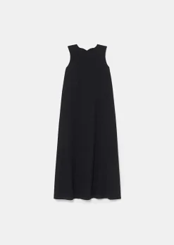 TARA JARMON Roxy Black Crepe Dress Outlet