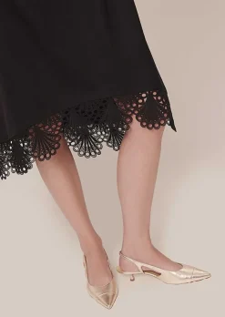 TARA JARMON Roy Black Satin Dress Hot