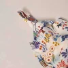 TARA JARMON Soledad Blue Flower Printed Soft Bag Cheap