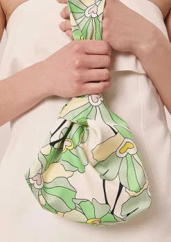 TARA JARMON Suzie Green Floral Printed Bag Best Sale