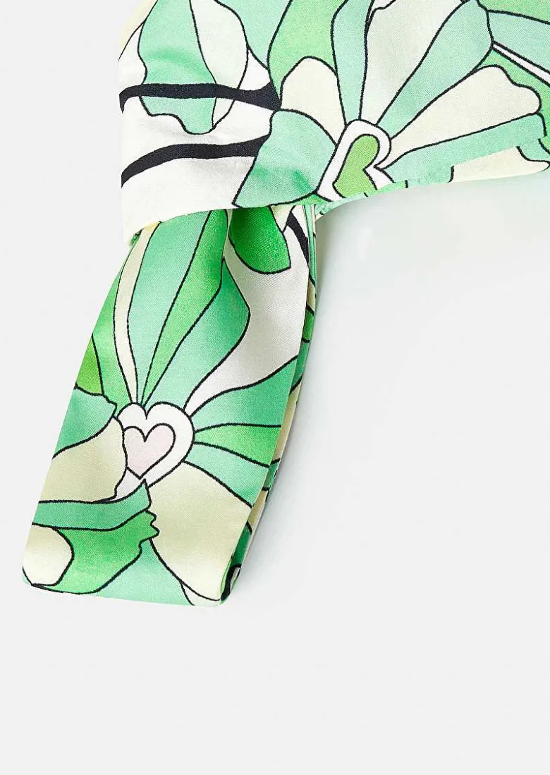 TARA JARMON Suzie Green Floral Printed Bag Best Sale