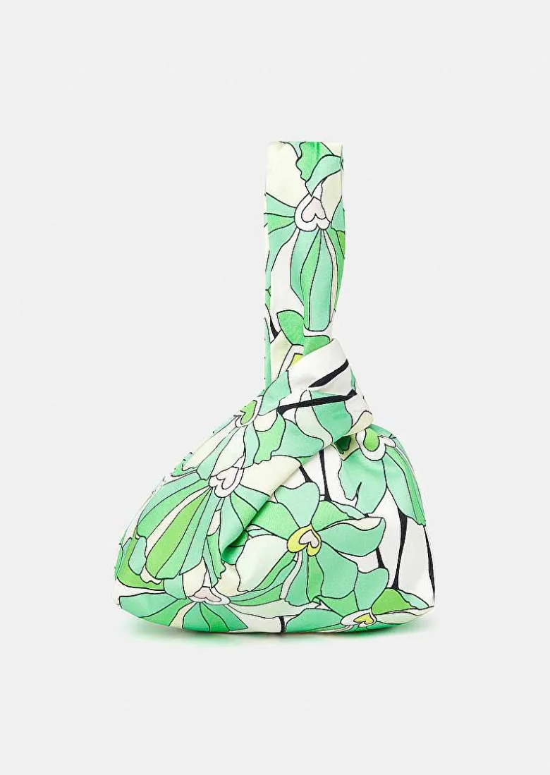TARA JARMON Suzie Green Floral Printed Bag Best Sale