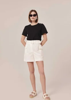 TARA JARMON Tampa Black Jersey T-Shirt Discount