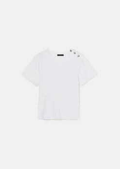 TARA JARMON Tampa White Jersey T-Shirt Online